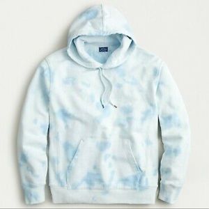 J Crew Garment Dyed Tie Dye Hoodie